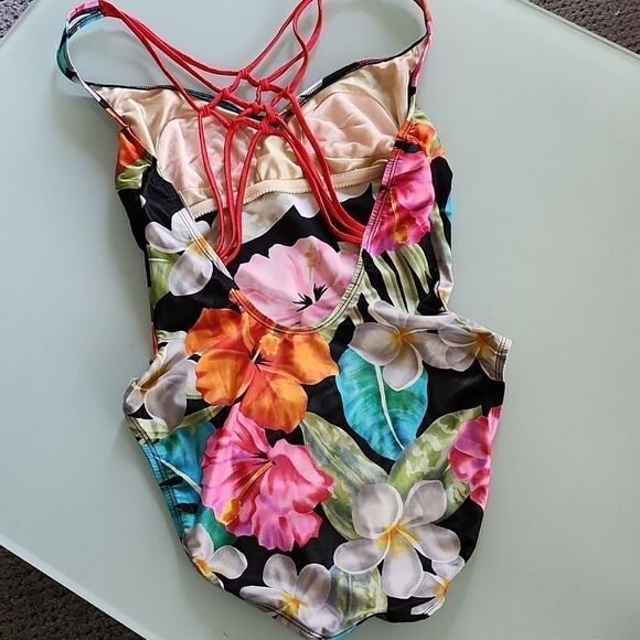 Baja Blue One Piece Swim Suit - Picture 2 of 4